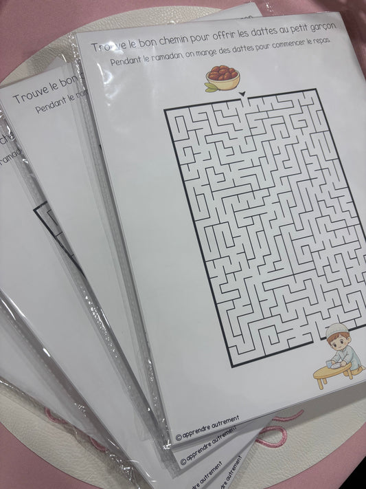 Ensemble 10 activités Ramadan