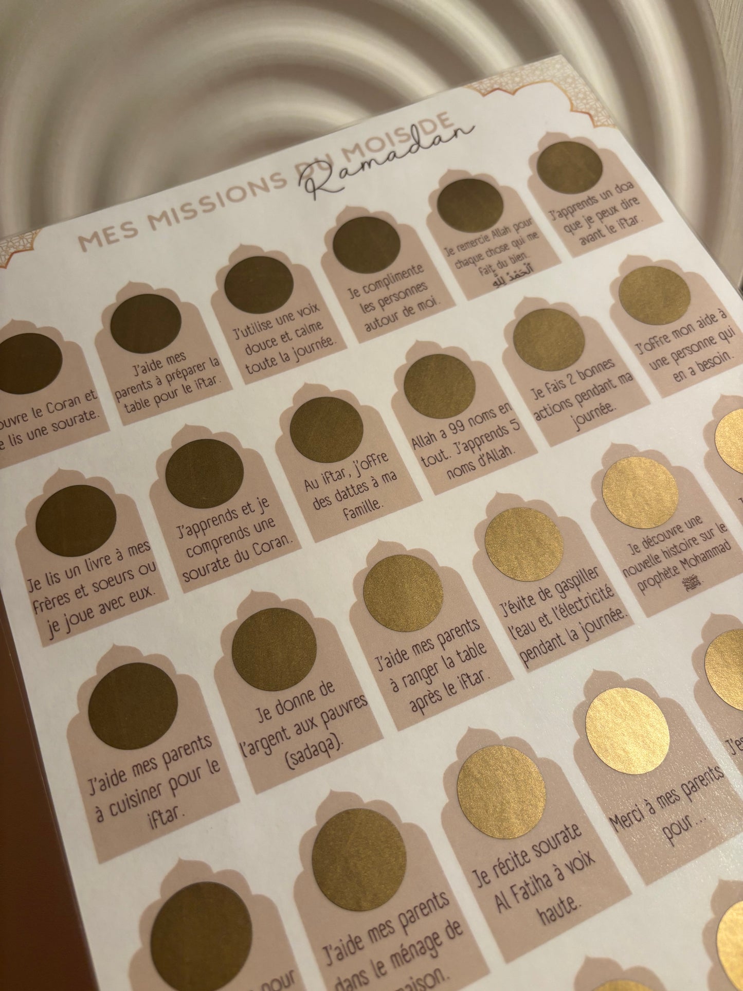 Mes missions du mois de Ramadan