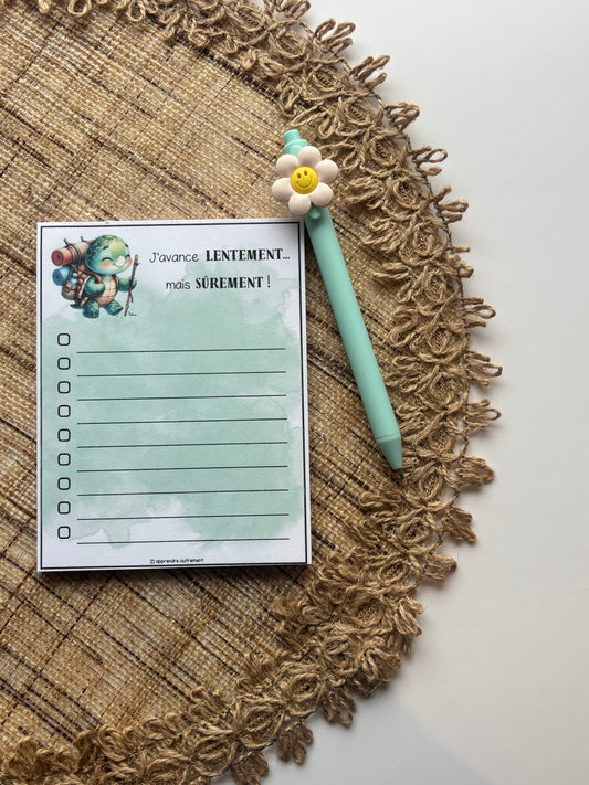 J’avance lentement… mais sûrement !