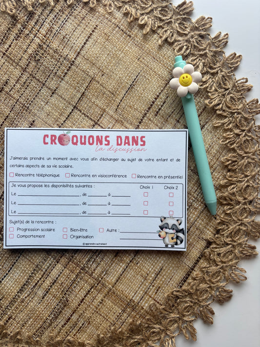 Croquons dans la discussion