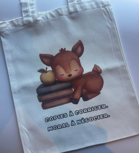 Cours à corriger. Moral à négocier.